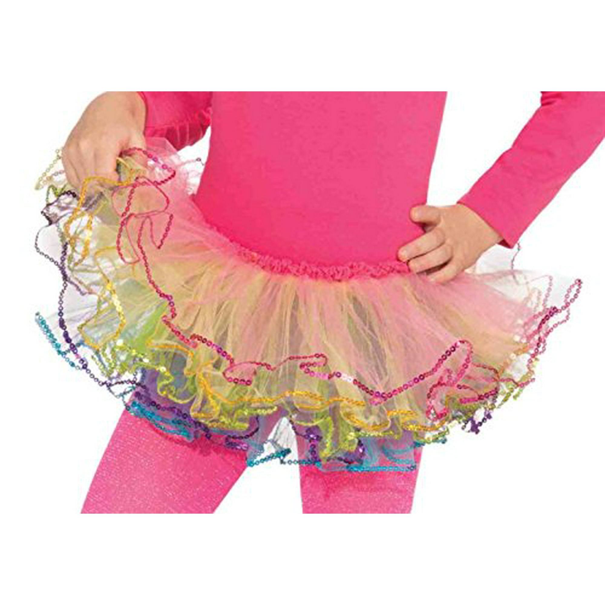 Child Size Forum Novelties Rainbow Pastel Tutu Costume 
